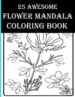 Bertrand.pt - 25 Awesome Flower Mandala Coloring Book