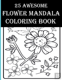 Bertrand.pt - 25 Awesome Flower Mandala Coloring Book