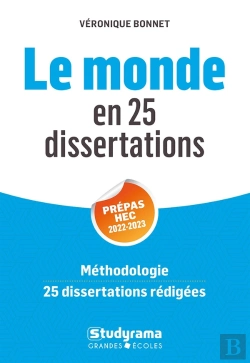 Bertrand.pt - 25 Dissertations Sur Le Thème De Culture Générale : Prépa Commerciale