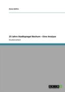 25 Jahre Stadtspiegel Bochum Aã¢Â€Šâ¬'' Eine Analyse