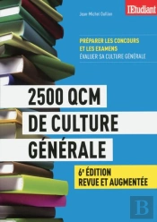 2500 Qcm De Culture Générale (6e Édition)