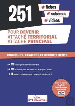 Bertrand.pt - 251 Fiches, Schémas Et Vidéos Pour Devenir Attaché Territorial, Attaché Principal : Concours, Examens Et Recrutements. Toutes Les Connaissances Attendues En Un Clin D'Oeil
