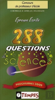 288 Questions De Sciences (Édition 2008)