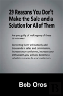 29 Reasons You Don'T Make The Sale And A Solution For All Of Them