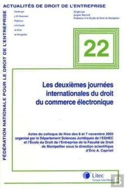 Bertrand.pt - 2e Journees Internationale Du Droit Du Commerce Electronique