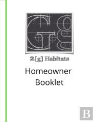 2(G) Habitats Homeowner Booklet