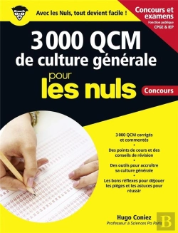 Bertrand.pt - 3 000 Qcm De Culture Generale Pour Les Nuls Concours - Fonction Publique Ne