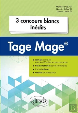 Bertrand.pt - 3 Concours Blancs Tage Mage®