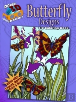 Bertrand.pt - 3-D Coloring Book - Butterfly Designs