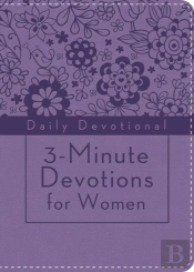 3-Minute Devotions For Women: Daily Devotional (Purple)
