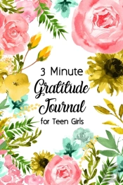 3 Minute Gratitude Journal For Teen Girls