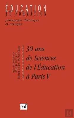 Bertrand.pt - 30 Ans De Sciences De L'Education A Paris V
