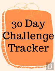 30 Day Challenge Tracker.Habits Are The Most Important When It Comes To Live A Happy And Fulfilled Life, This Is The Perfect Tracker To Start New Habits