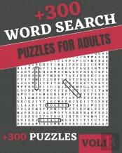 +300 Word Search Puzzles For Adults