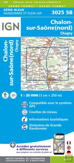 Bertrand.pt - 3025sb : Chalon-Sur-Saône (Nord) ; Chagny (2e Édition)