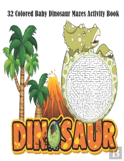 Bertrand.pt - 32 Colored Baby Dinosaur Mazes Activity Book