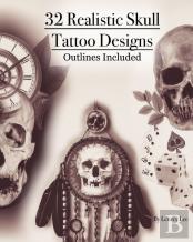 32 Realistic Skull Tattoo Designs