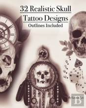 32 Realistic Skull Tattoo Designs