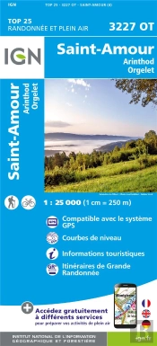 3227ot : Saint-Amour ; Arinthod Orgelet (4e Édition)