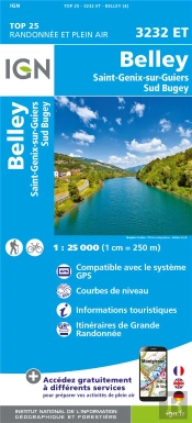 3232et : Belley ; Saint-Genix-Sur-Guiers Sud Bugey (4e Édition)