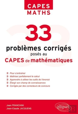 Bertrand.pt - 33 Problèmes Corrigés Posés Au Capes Mathématiques
