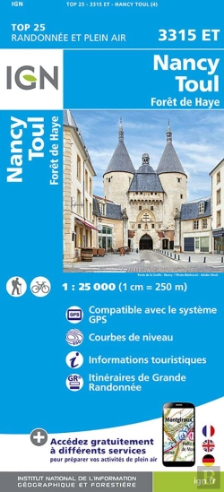 Bertrand.pt - 3315et : Nancy, Toul ; Forêt De Haye (4e Édition)