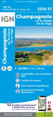 3326et : Champagnole ; Lac De Chalain Pic De L'Aigle (4e Édition)