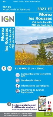 3327et : Morez Les Rousses ; Col De La Faucille, Pnr Du Haut-Jura (5e Édition)