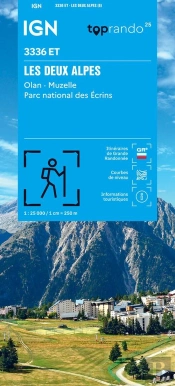 3336et : Les Deux Alpes ; Olan, Muzelle, Parc National Des Écrins (6e Édition)