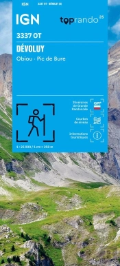 3337ot : Dévoluy ; Obiou, Pic De Bure (6e Édition)