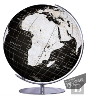 34 Cm Noir Argent Swarvoski Pied Chrome