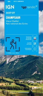 3437ot : Champsaur ; Vieux Chaillol, Parc National Des Écrins (6e Édition)