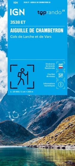 Bertrand.pt - 3538et : Aiguille De Chambeyron ; Cols De Larche Et De Vars (6e Édition)