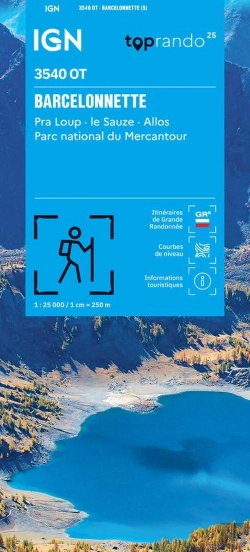 Bertrand.pt - 3540ot : Barcelonnette ; Pra-Loup, Le Sauze, Allos, Parc National Du Mercantour (5e Édition)