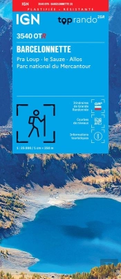 3540otr : Barcelonnette ; Pra-Loup, Le Sauze, Allos, Parc National Du Mercantour (3e Édition)