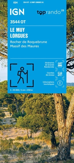 Bertrand.pt - 3544ot : Le Muy, Lorgues ; Montagne De Roquebrune, Massif Des Maures (4e Édition)