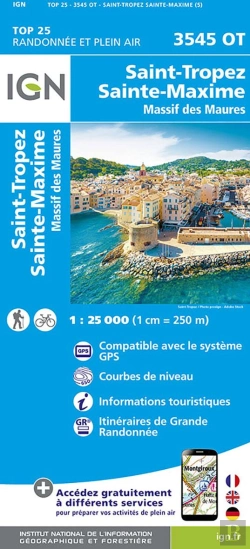 Bertrand.pt - 3545ot : Saint-Tropez, Sainte-Maxime ; Massif Des Maures (5e Édition)