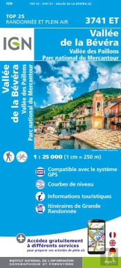 3741et : Vallées De La Bévéra Et Des Paillons ; Parc National Du Mercantour (5e Édition)
