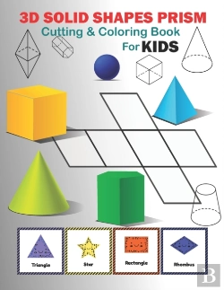 Bertrand.pt - 3d Solid Shapes Prism Cutting And Coloring Workbook