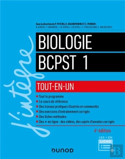 Bertrand.pt - 4 - Cours Tout-En-Un - Biologie Tout-En-Un Bcpst 1re Année (4e Édition)
