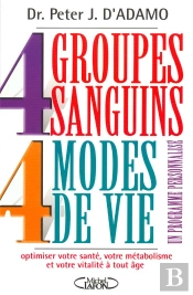 4 Groupes Sanguins 4 Modes De Vie ; Le Plus Celebre Regime Mis En Pratique Au Jour Le Jour