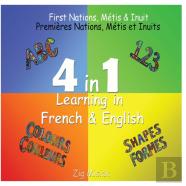 4 In 1 Learning, French And English, 4 Books In 1
