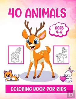 Bertrand.pt - 40 Animals Coloring Book For Kids Ages 4-8