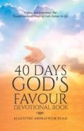 40 Days God'S Favour Devotional Book