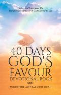 40 Days God'S Favour Devotional Book