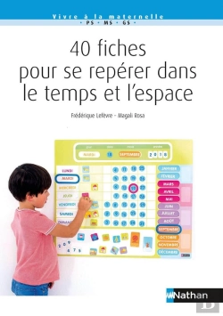 Bertrand.pt - 40 Fiches Pour Se Repérer Dans L'Espace Et Le Temps (Édition 2019)