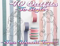 40 Outfits To Style For Washi Tape