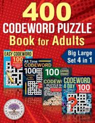 400 Codeword Puzzle Book For Adults