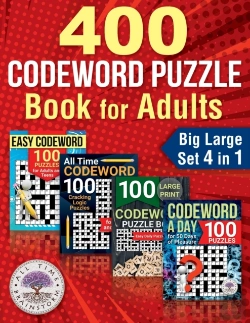 Bertrand.pt - 400 Codeword Puzzle Book For Adults