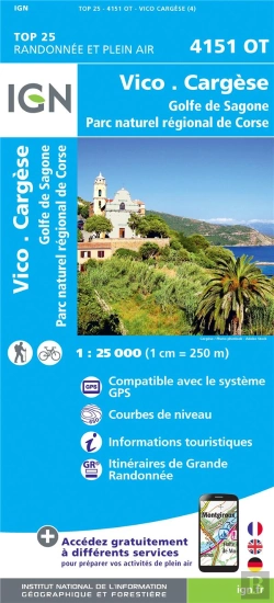 Bertrand.pt - 4151ot ; Vico, Cargèse, Golfe De Sagone, Parc Naturel Régional De Corse (4e Édition)